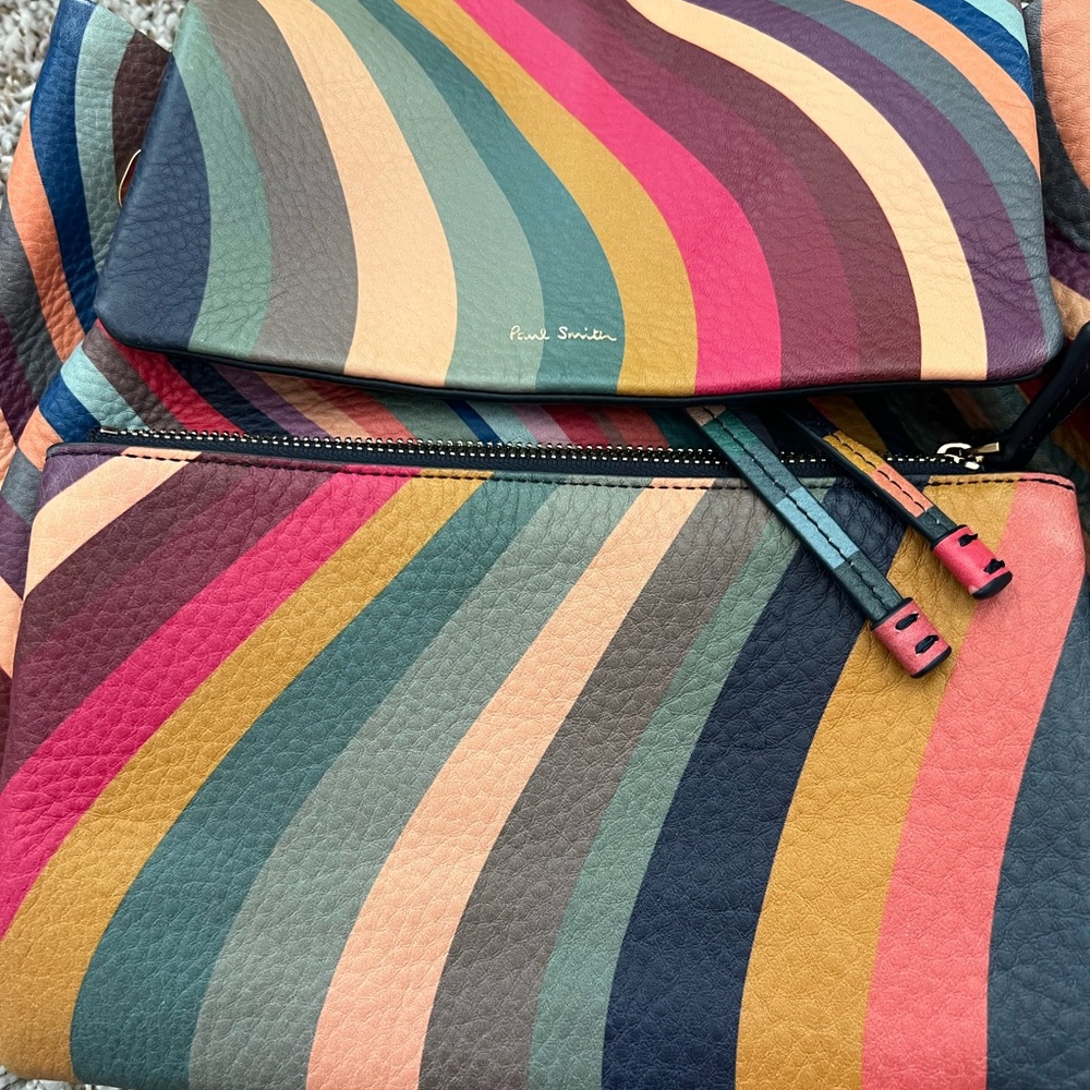 Paul Smith Vibrant Striped Backpack - Picture 6 of 7